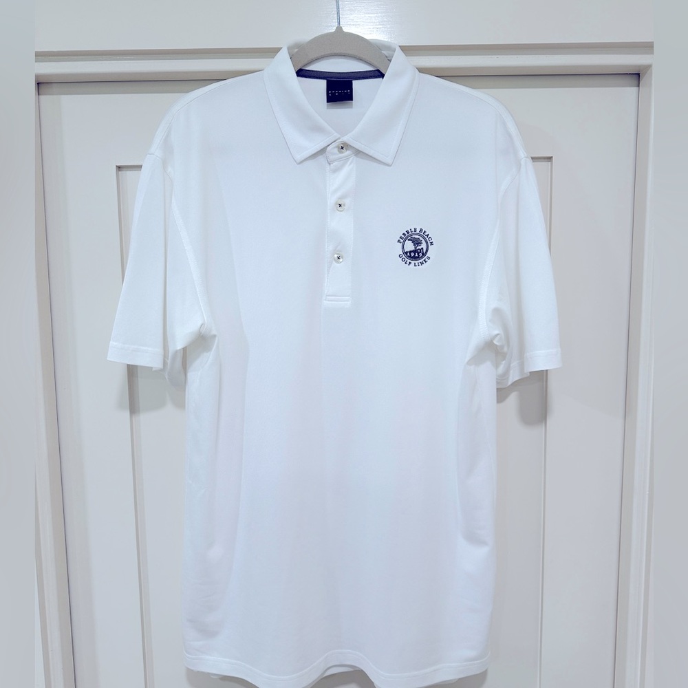 Pebble Beach Golf Polo - White